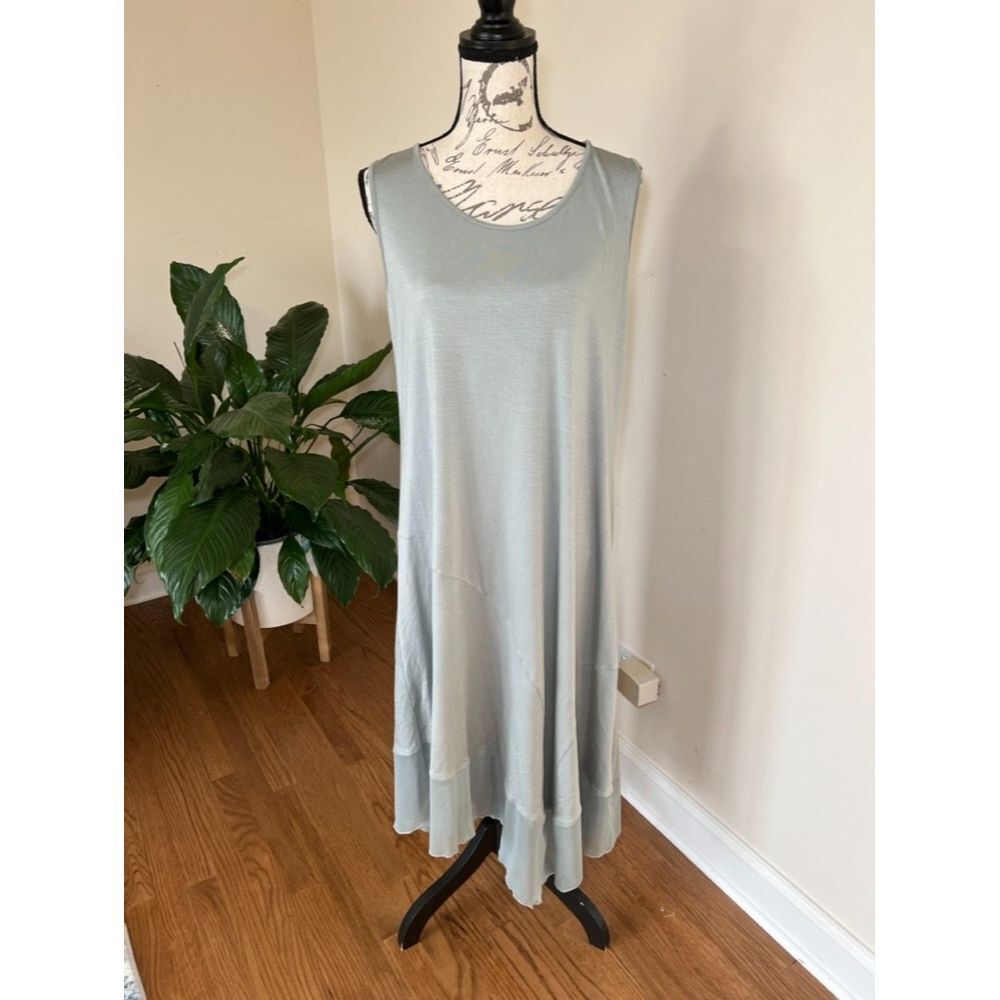 NEW Comfy USA Maxi Tank Dress Modal Cotton Sz L